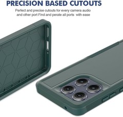 for Motorola Edge 2025 Case with Tempered Glass Screen Protector