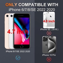 Case for iPhone 8/7/SE 2022 2020, Military Grade Heavy Duty Shockproof Cover Min