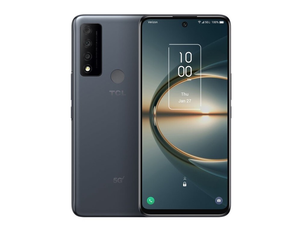 (NEW) TCL 30 V 5G – 128GB – Midnight Gray (Verizon Prepaid) (Single SIM)