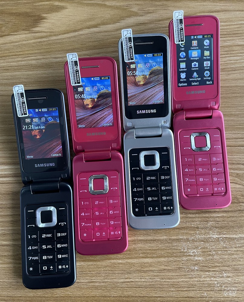 SAMSUNG C3520 Mobile Phone Bluetooth MP3 FM Radio GSM Flip Unlocked Cell phone