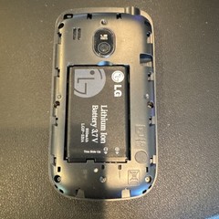 LG 500G Black Bar Phone – Used Powers On As Is