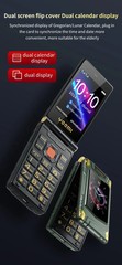 4G clamshell function mobile phone full range dual SIM screen unlocked version