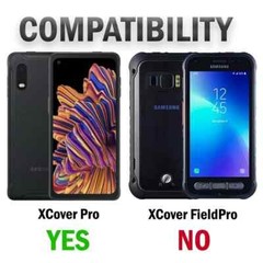For Samsung Galaxy Xcover Pro Case with Belt Clip with Stand Shockproof Black