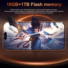 NEW I17 Pro Max Android Smartphone Global Unlocked 6.8″ HD 16+1TB 8000mAh Gifts