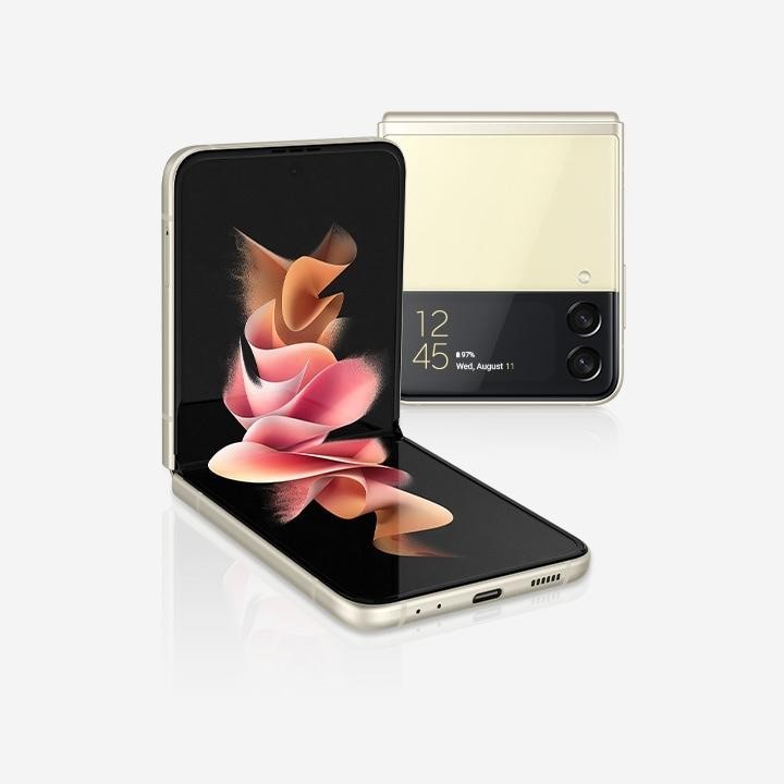 Samsung Galaxy Z Flip3 5G SM-F711U 128GB CREAM VERIZON