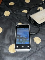 Motorola Backflip MB300 Silver Very Rare Smartphone Tested Works – Phone Only