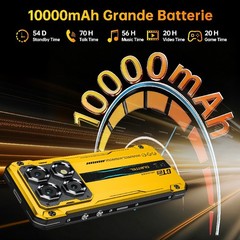 OUKITEL WP60 5G Rugged Phone 24GB+256GB 7.2″ Display 10000mAh Android15 T-Mobile
