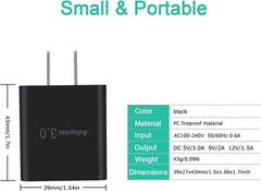 Fast Charger 18W USB-C Wall Charger for Samsung Galaxy A32 A42 A52 5G 6Ft