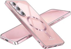 Glossy Luxury Slim Magnetic Case for Samsung Galaxy S26 Plus, Camera Cover Inclu