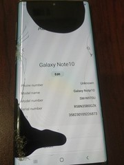 Samsung Galaxy Note10 256GB SM-N970U Aura Glow ( T-Mobile )For parts