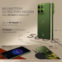 MOTOROLA Edge 70 ( Green, 256GB 8GB RAM) Snapdragon® 7 Gen 4 Global Version.