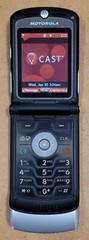Motorola RAZR V3m – Silver and Black ( Verizon ) Cellular Flip Phone – READ