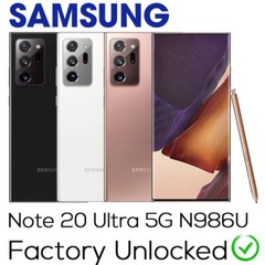 Samsung Galaxy Note 20 N981U |Note20 Ultra 5G N986U 128GB Factory Unlocked Phone