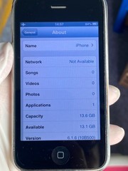 Apple iPhone 3GS-8GB/16GB/32GB -Unlocked-Black/White Good for Collection Tested