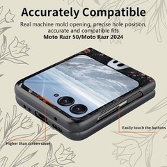 Motorola Moto Razr 2024 / Moto Razr 50 Phone Case – Slim Hard PC Cover, Forest G