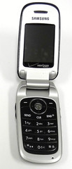 Samsung SCH-U430 – Silver and Black ( Verizon ) Cellular Flip Phone