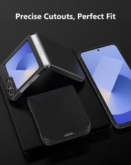 Case for Samsung Galaxy Z Flip 7 FE/Z Flip 6, Thin Hard Matte Polycarbonate Cove