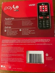 VIRGIN MOBILE PAY LO LG 101 CELL PHONE NEW
