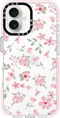 Cute Flowers Phone Case for iPhone 16 Plus Soft TPU Shockproof Bumper Cover 78 C