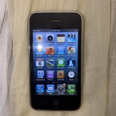 Early iOS 1.0 Apple iPhone 1st Generation – 8GB – Black A1203 (GSM) 2G MA712LL/A