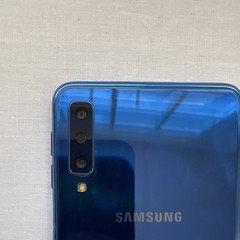 Samsung Galaxy A7 (2018) Blue Android Wi-Fi Bluetooth Micro USB Bar Smartphone