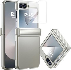 Case & Built-in Screen Protector for Galaxy Z Flip 6 & Flip 7 FE Ultra-Thin