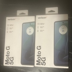 Motorola Moto G 5G 2024 128GB 4GB RAM Smartphone Sage Green Prepaid Verizon