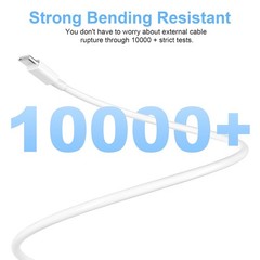 2 Pack 60W USB-C Fast Charger Adapter for iPhone 17/16 6ft
