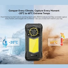 Blackview ROCK 5 4G LTE Rugged Smartphone Android 16 Builder Outdoors Unlocked