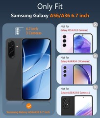 Samsung Galaxy A56-5G Case: Military Grade Rugged Drop Protection Cell Cover