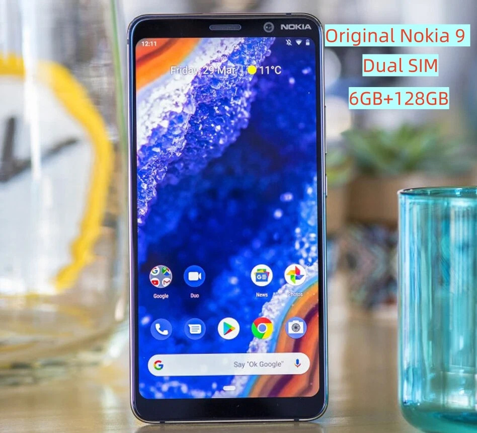 Original Nokia 9 Pureview 6GB+128GB WIFI Unlocked LTE Dual SIM 5.99″ Smartphone