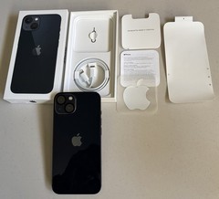 Apple iPhone 13-128GB-MLML3LL/A-Model A2482-Midnight-Unlocked-Original Box-Mint