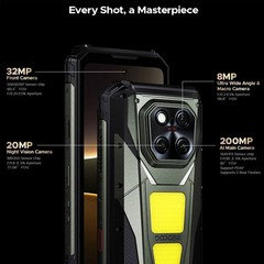 DOOGEE V Max LR 5G Rugged Phone Android 15 Mobile Waterproof Rangefinder Global
