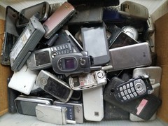 Lot of 10pcs Assorted Cell Phones For Parts, Scrap or Gold Recovery