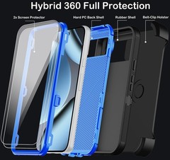 Google Pixel 10 Pro XL Case with Belt Clip Holster, Heavy Duty Shockproof Protec