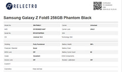 Samsung Galaxy Z Fold5 – 256 GB – Phantom Black (Unlocked) Condition: Excellent