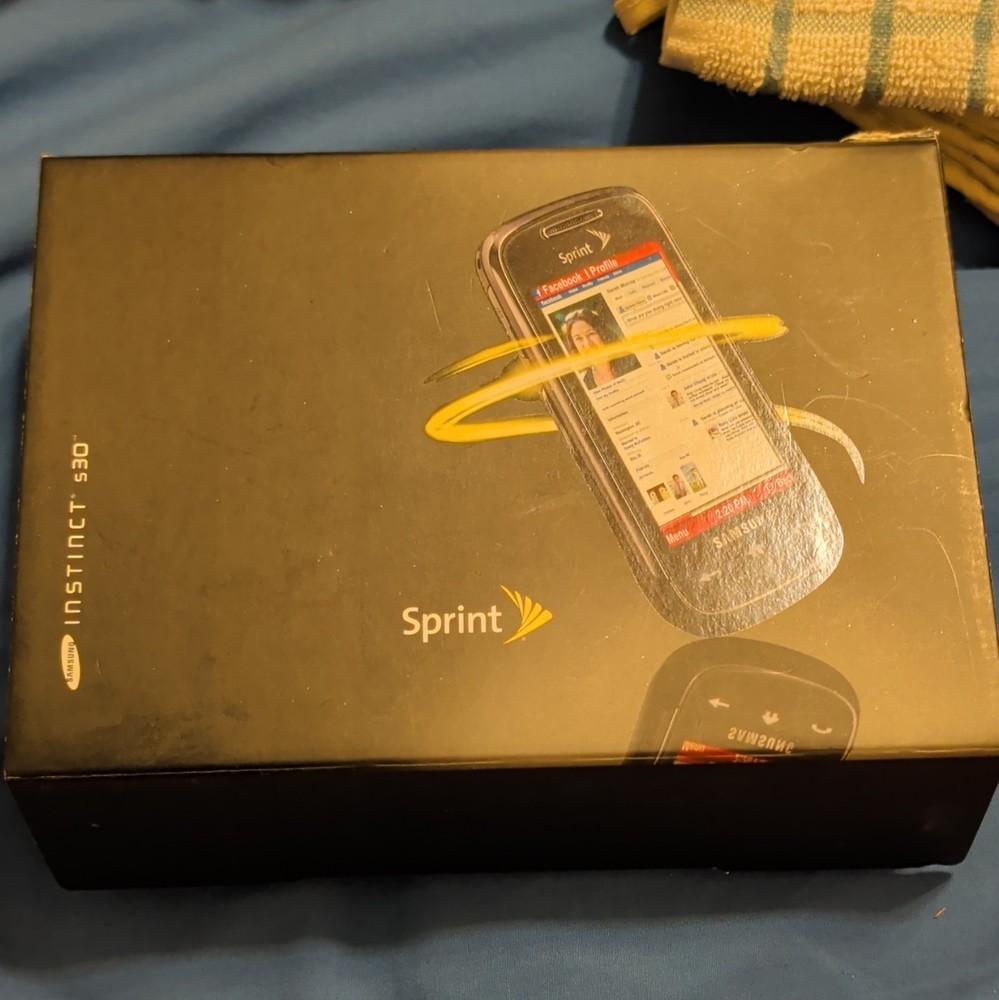 Samsung Instinct s30 Sprint CDMA 3G Touchscreen GPS 2MP Camera Black/Silver
