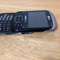 LG Imprint MN240 – Silver and Black ( MetroPCS ) Very Rare CDMA Slider Phone