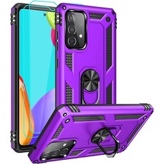 For Samsung Galaxy A52 5G Case w/ Kickstand and Military-Grade Shockproof Cover
