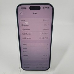 Unlocked Apple iPhone 16 128GB 26.5 Teal MYAW3LL/A