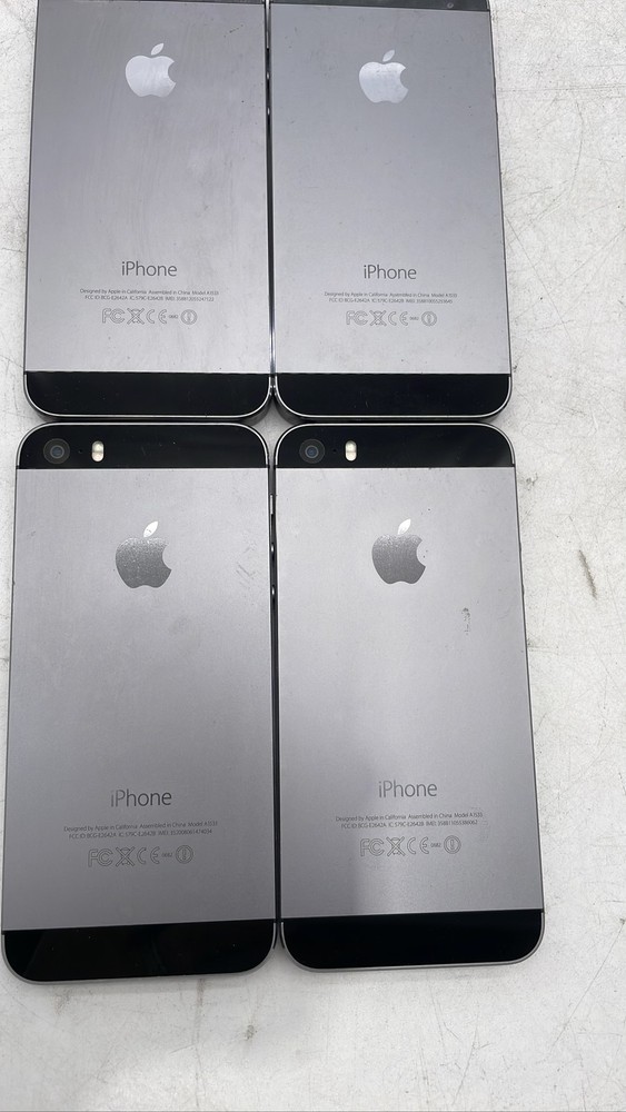Apple iPhone 5s A1533 iOS Smartphone 4″ Retina Display Cell Phone Lot of 4
