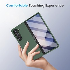 Case & Built-in Screen Protector for Samsung Galaxy Z Fold 6 Ultra-Thin Green