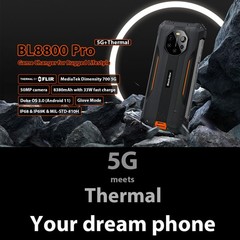 5G Blackview BL8800 Pro Rugged Phone Android 11 Thermal Imaging Dual SIM Global