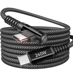 240W USB-C Fast Charger for iPhone 16 Pro Max, iPhone 15 10FT Cable