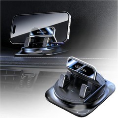 Car Dashboard Phone Holder 360° Rotatable, Portable Anti-Slip Car Phone Holder