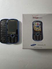 Samsung Intensity II 2 Phone Verizon CDMA SCH-U460 Brilliant Blue 1xRTT Used