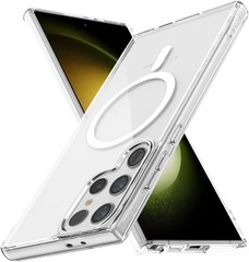 Samsung Galaxy s24 Ultra Case Hard Yellowing Resistant Magnetic Cover Clear 2024