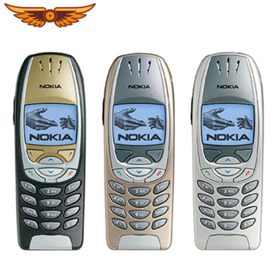 Nokia 6310i – black Silver (Unlocked) 2G GSM Tri-band Bluetooth Cellular Phone