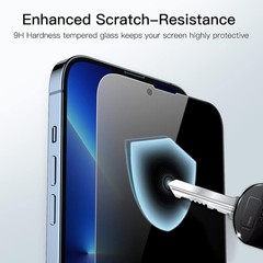 2-Pack Anti-Spy Tempered Glass Screen Protector for iPhone 13 Pro Max 6.7