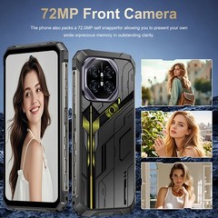 Rugged Smartphone S26 Ultra 12+256G Unlocked Cell Phone Dual SIM 5G 10000mAh NFC